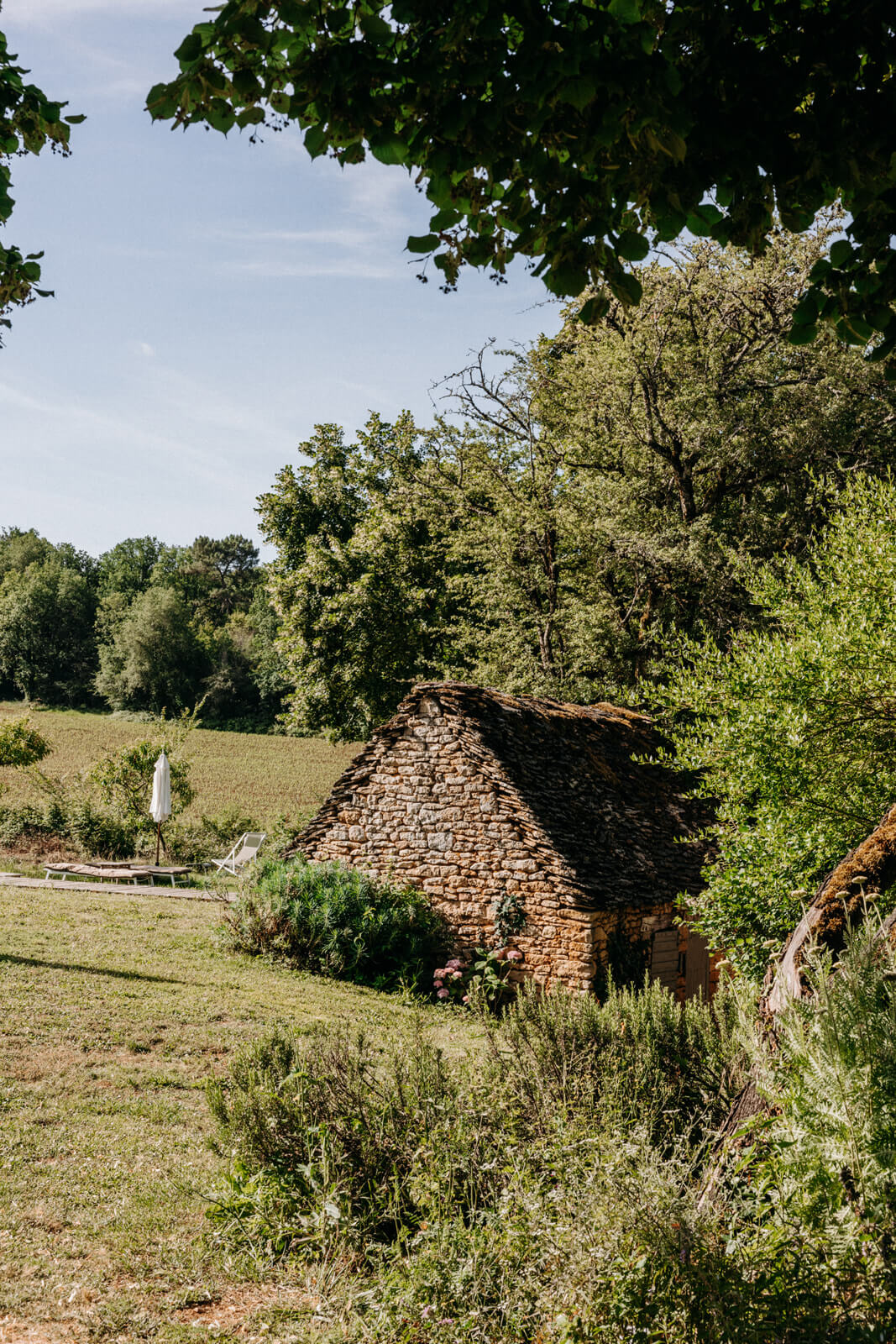 ruine, pool house de la maison d’hotes Bel Estiu