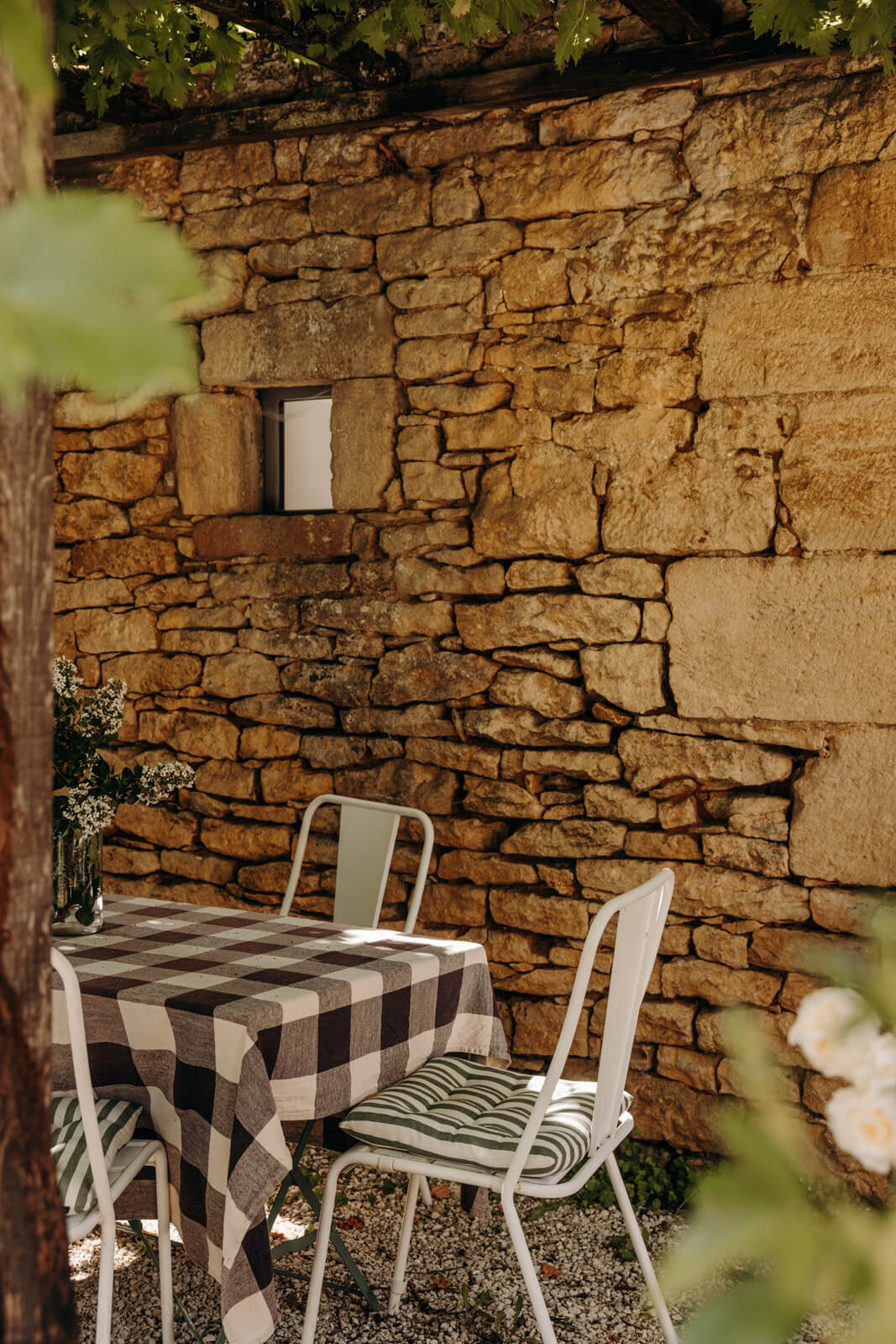 Déco extérieure du Bed and Breakfast Bel Estiu en Dordogne