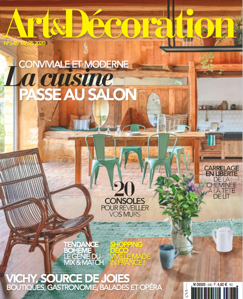 couverture du magazine Art & Décoration - Mars 2020