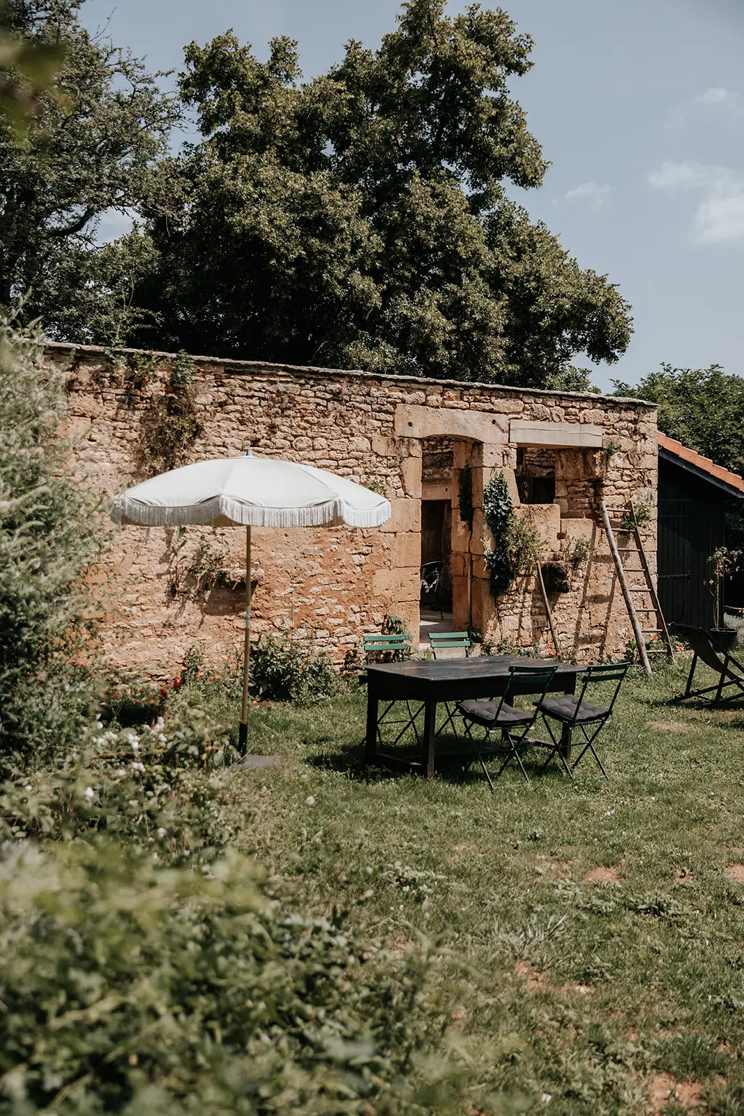 le potager à disposition de la maison de campagne Bel Estiu