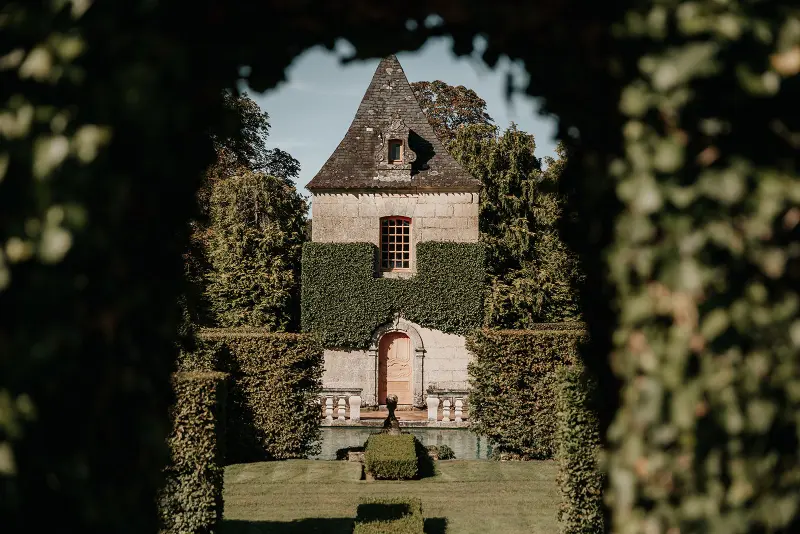 Art topiaire aux  jardins du manoir d’Eyrignac
