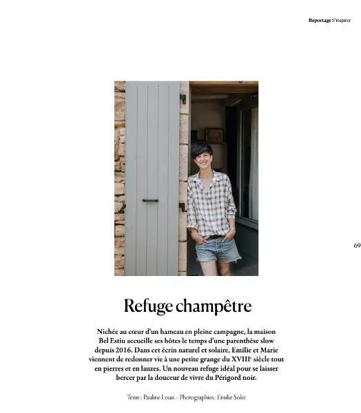 HOME MAGAZINE - Refuge Champêtre